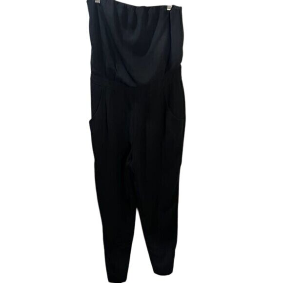 Black Strapless Jumpsuit XS‎ New without Tag - Picture 1 of 6